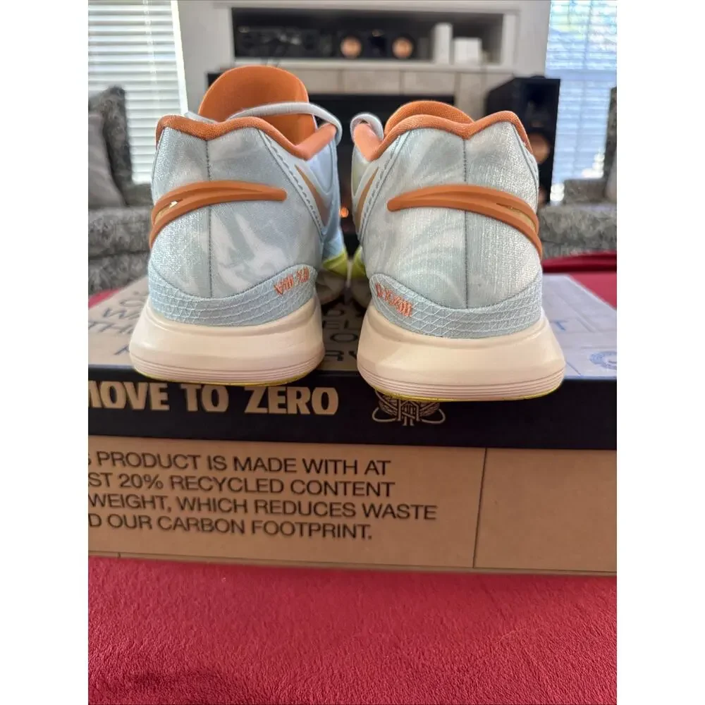 Size 14 - Nike Kyrie 8 Glacier Blue Yellow Strike DJ6017-400 Brand New Hoop Shoe